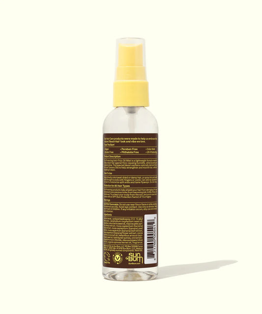 Sun Bum Protecting Anti-Frizz Oil Mist (3oz) on white background