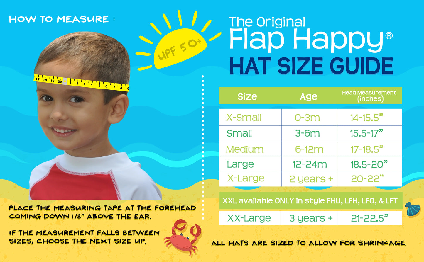 Flap Happy UPF 50+ Flap Happy Outdoor Sun Hat for Kids - Navy