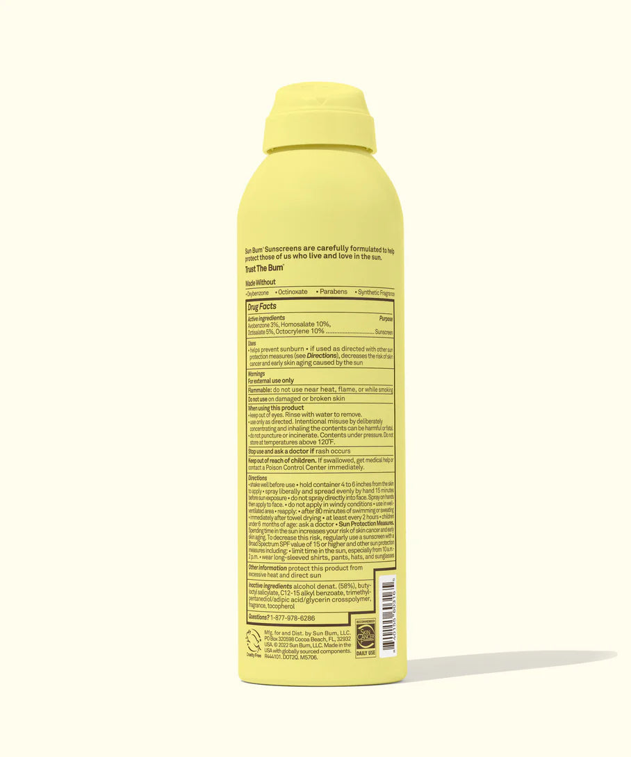 Sun Bum Kids SPF 50 Clear Sunscreen Spray (6oz)