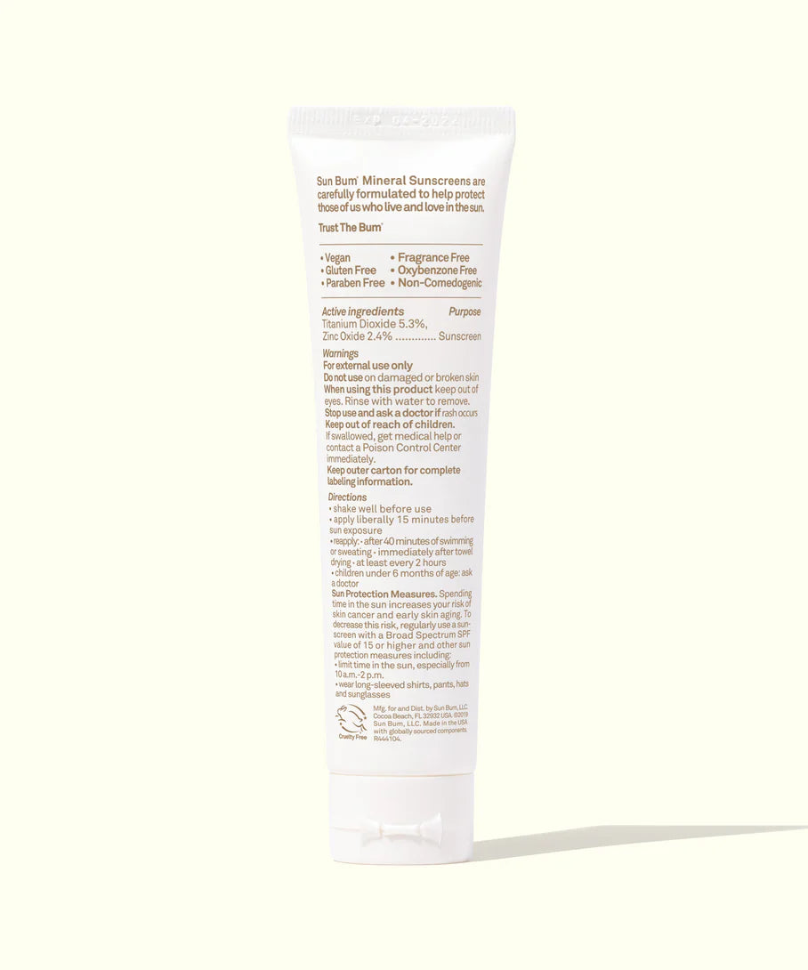 Sun Bum Mineral SPF 30 Sunscreen Face Lotion (1.7oz)