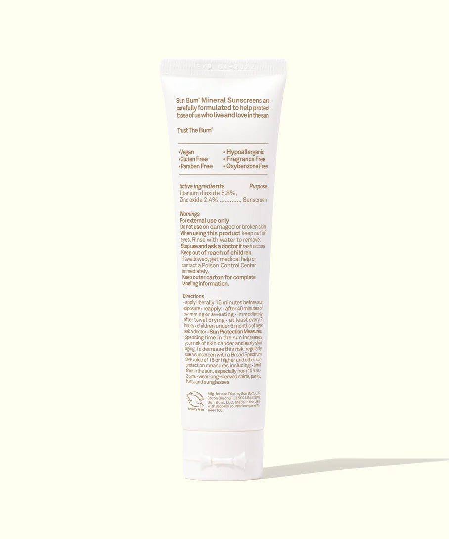 Sun Bum Mineral SPF 30 Tinted Sunscreen Face Lotion (1.7oz)