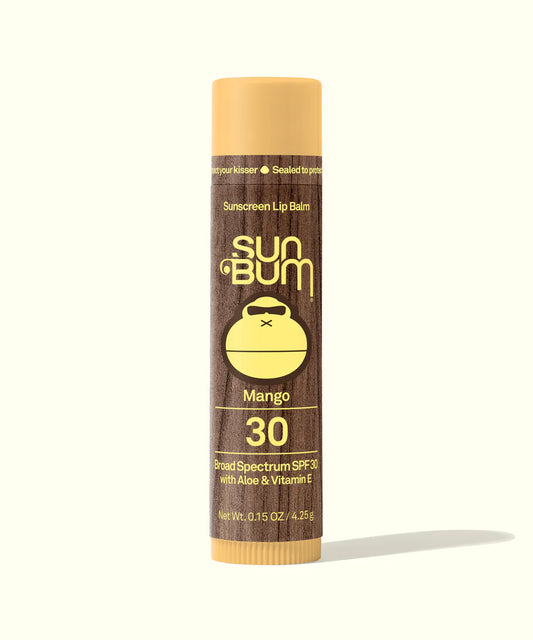Sun Bum SPF 30 Lip Balm on white background