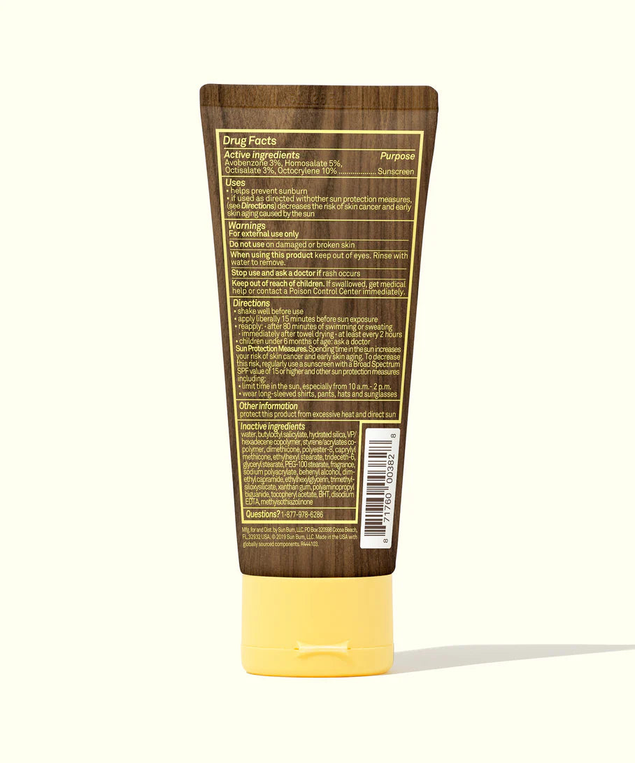 Sun Bum Original SPF 30 Sunscreen Lotion (3oz) on white background