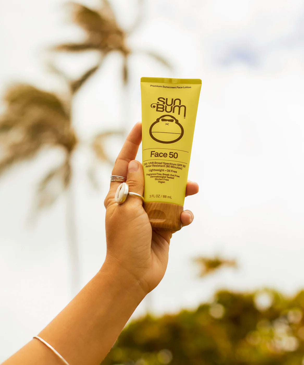 Sun Bum Original SPF 50 Sunscreen Face Lotion (3oz)