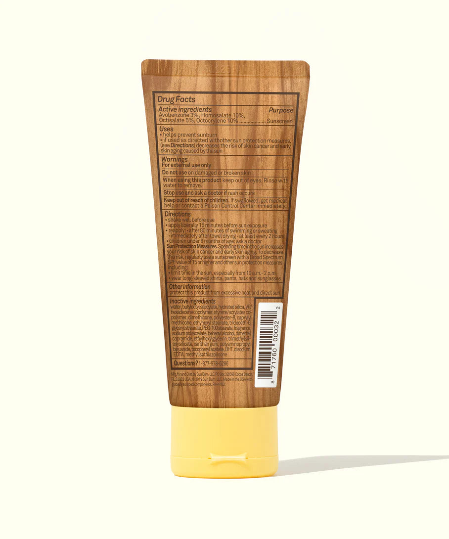Sun Bum Original SPF 50 Sunscreen Lotion (3oz) on white background