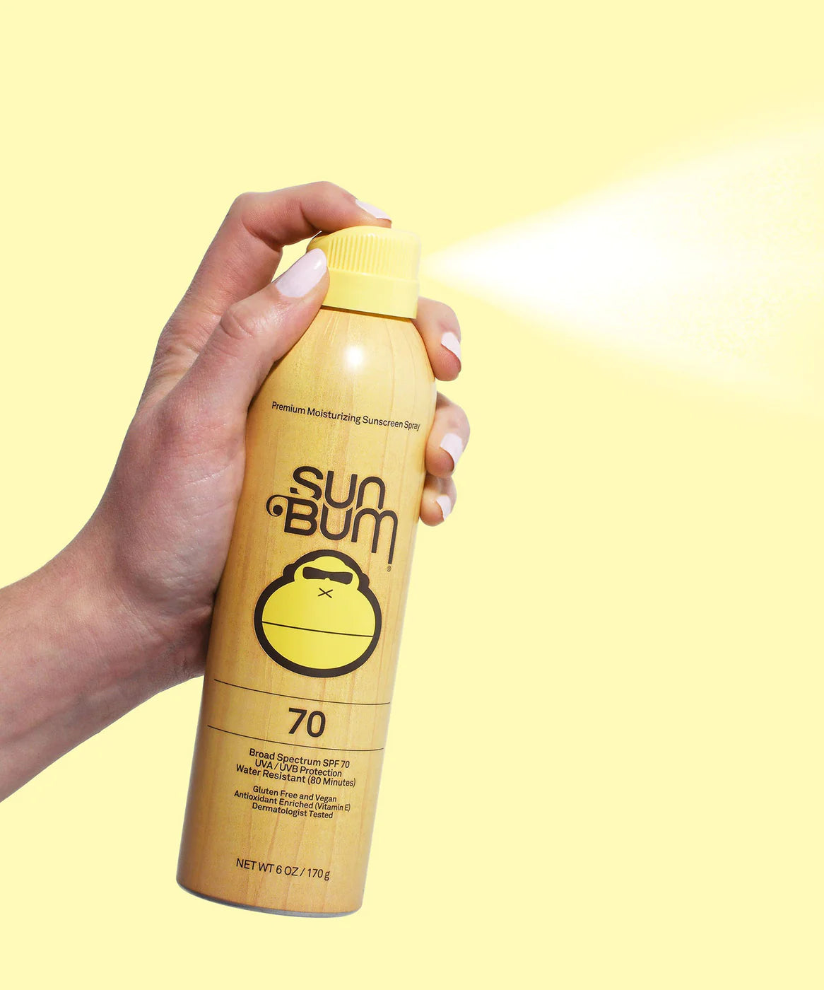 Sun Bum Original SPF 70 Sunscreen Spray (6oz)