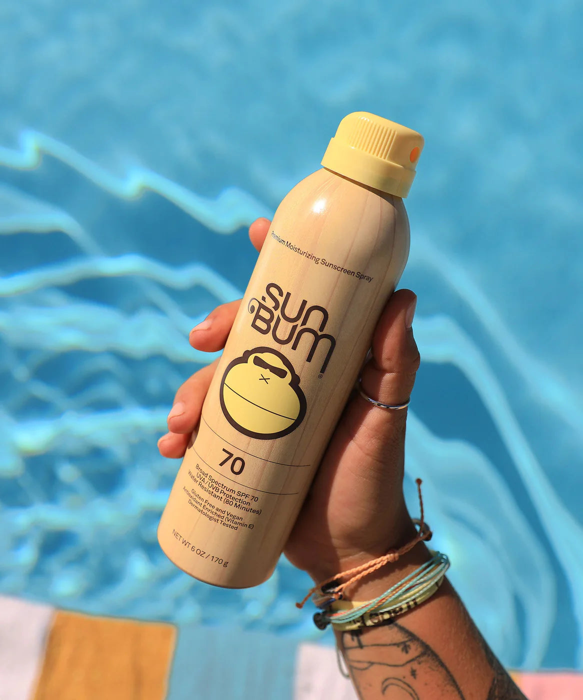 Sun Bum Original SPF 70 Sunscreen Spray (6oz)