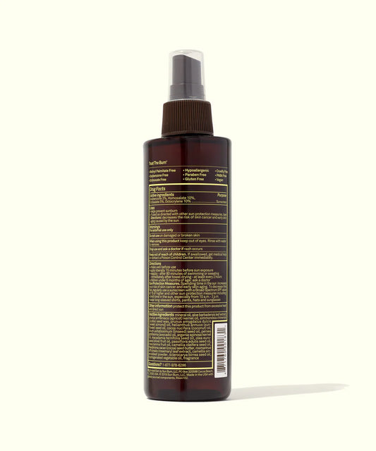Sun Bum SPF 15 Sunscreen Tanning Oil Spray (8.5oz) on white background