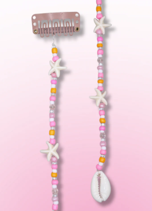 Sea Star Mermaid Extension - Clip In Hair Extension by Brielle's Shells