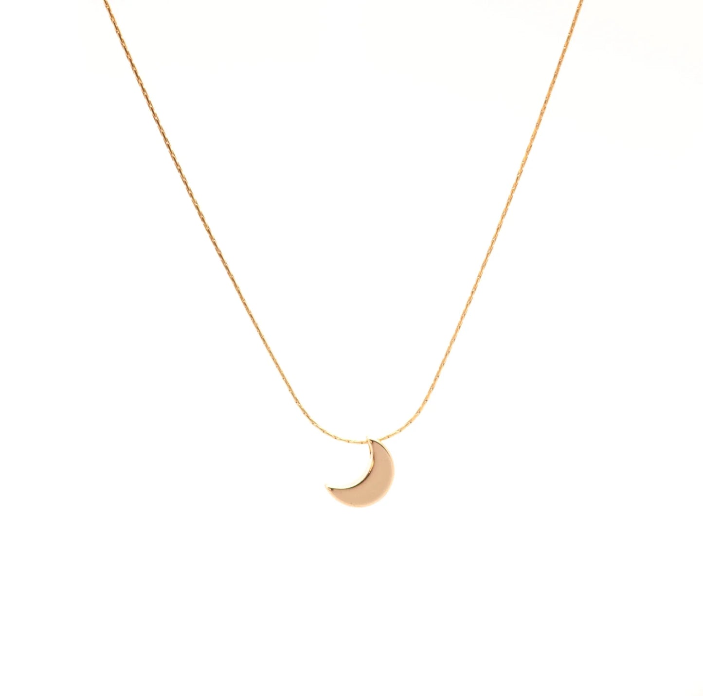 Solid Moon Necklace - Salty Pendants