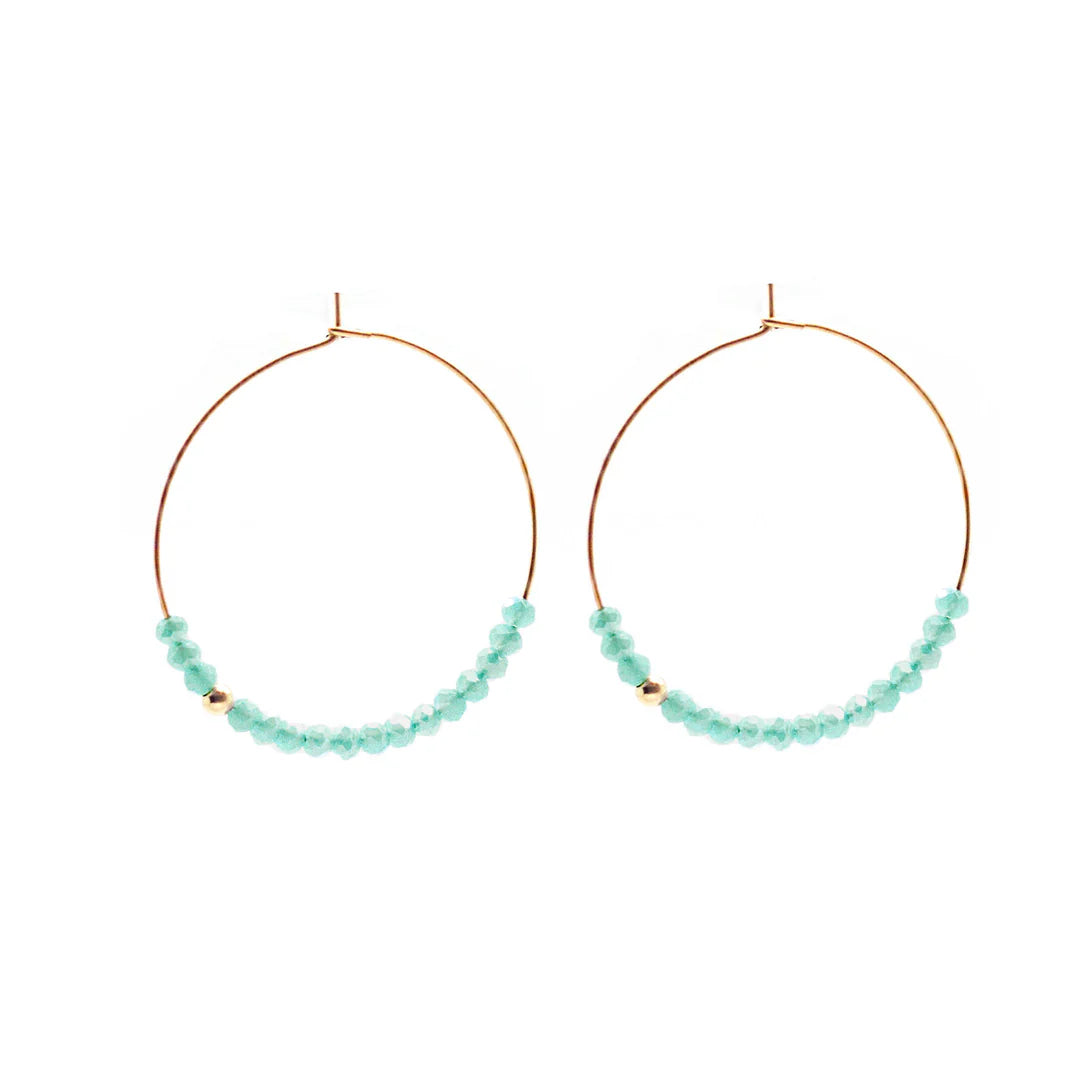 Sprinkle Hoops - Salty Beads