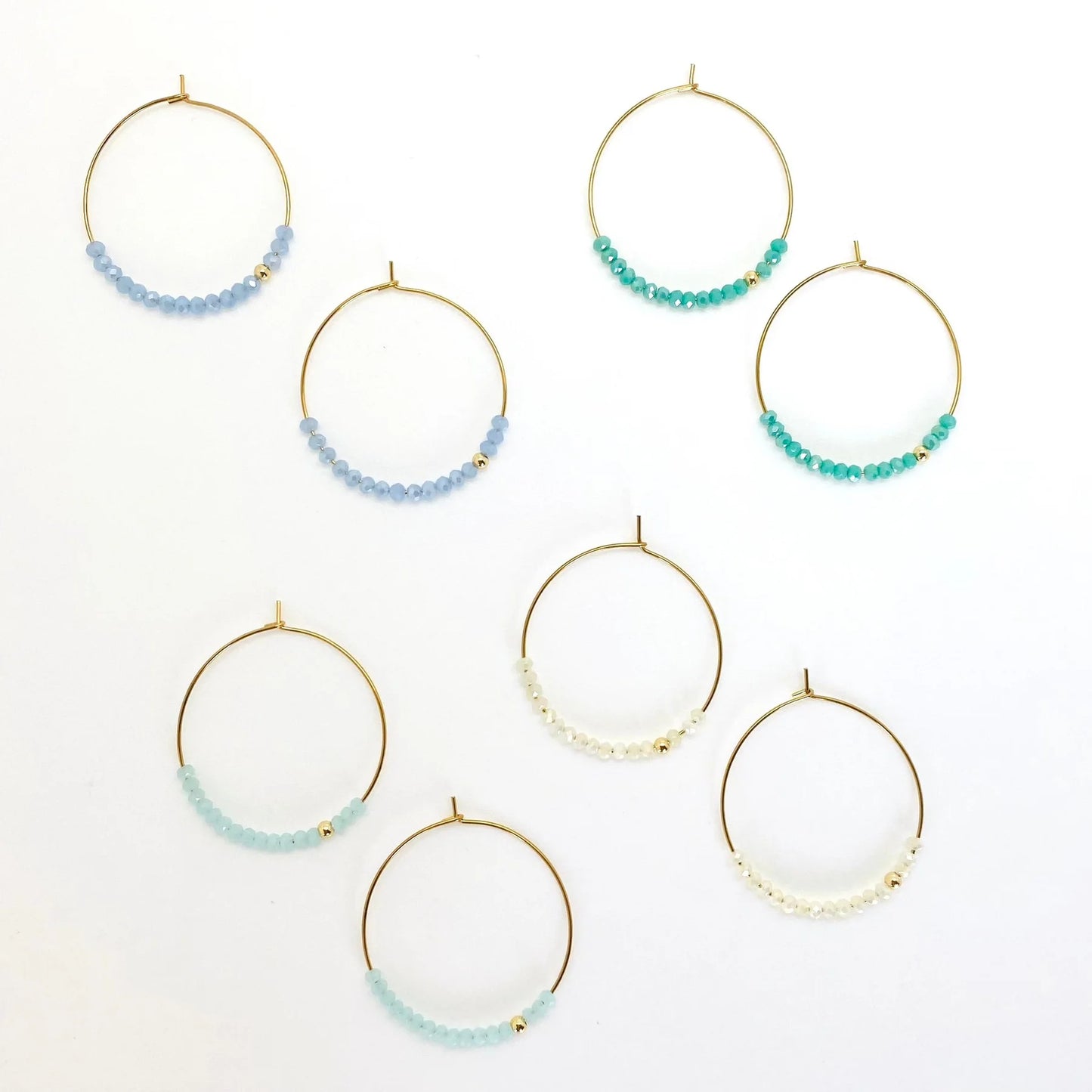 Sprinkle Hoops - Salty Beads