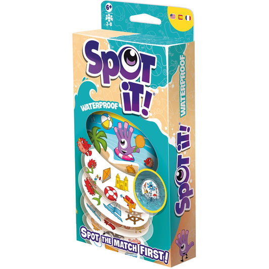 Waterproof Spot It! Game on white background