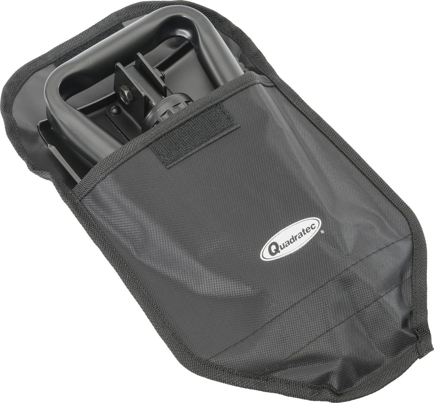 Quadratec Heavy Duty Folding Utility Shovel with Storage Pouch