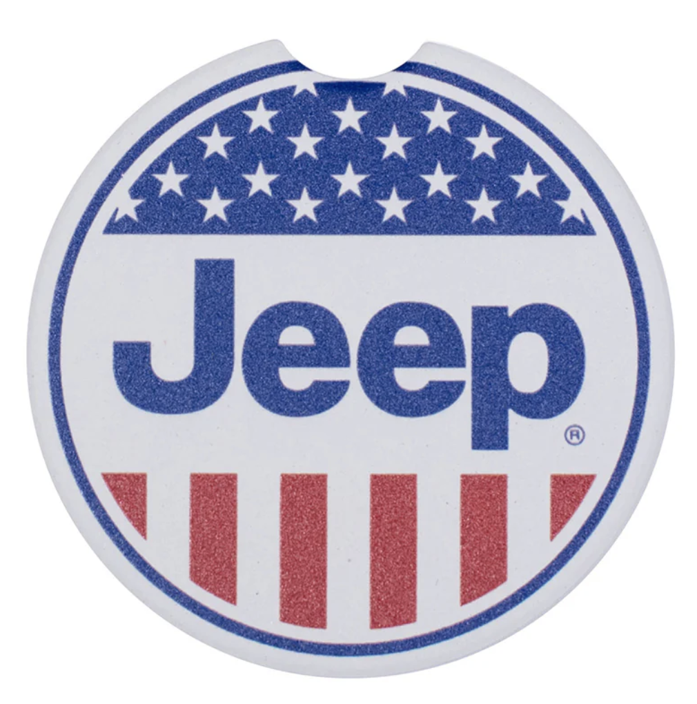Jeep Car Coaster on white background