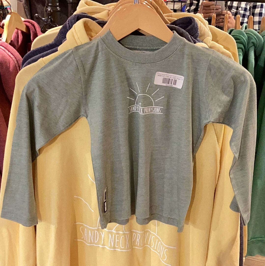 SNP Kids Crewneck Burnout Long Sleeve Tee