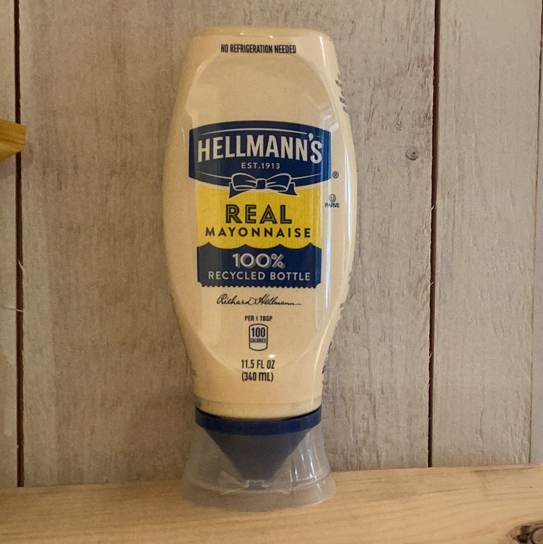 Hellmann's Real Mayonnaise on white background