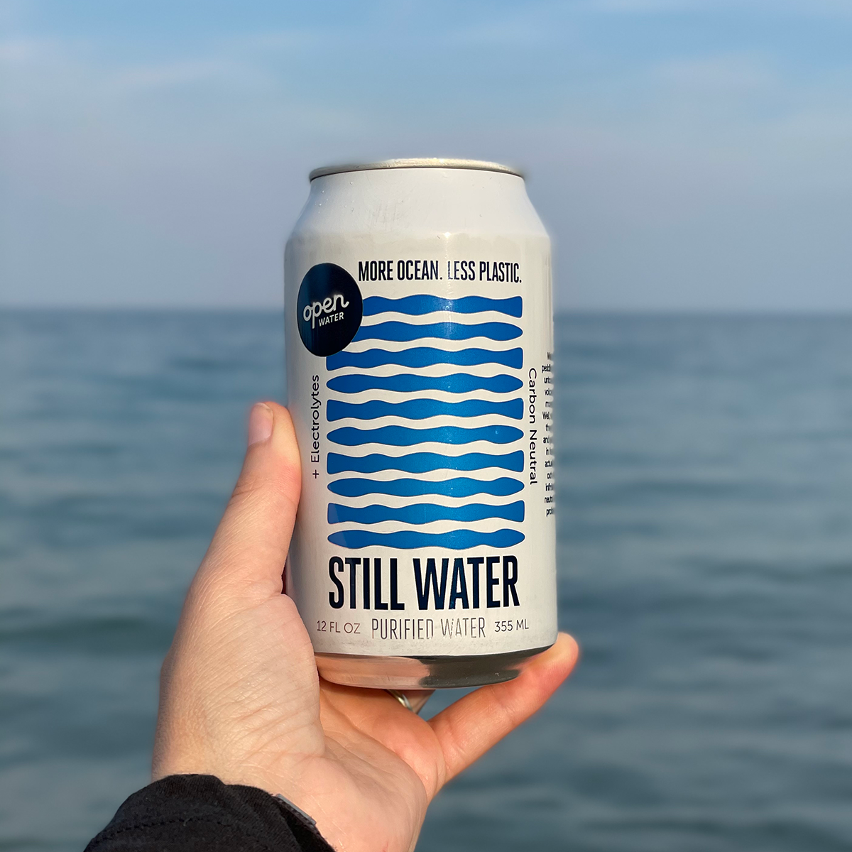 Open Water 16oz Aluminum Sparkling Water Bottle