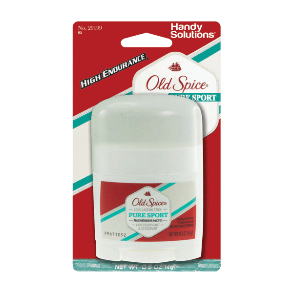 Old Spice High Endurance Anti-Perspirant & Deodorant (.5oz) on white background