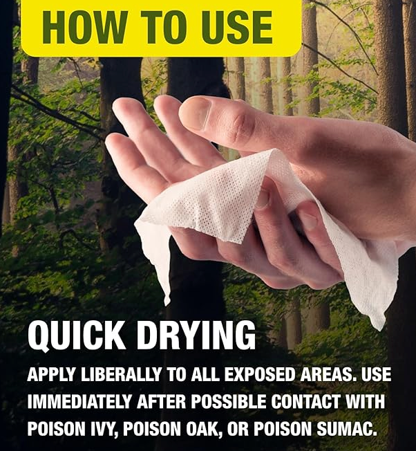 IvyX - Poison Oak and Ivy Wipes