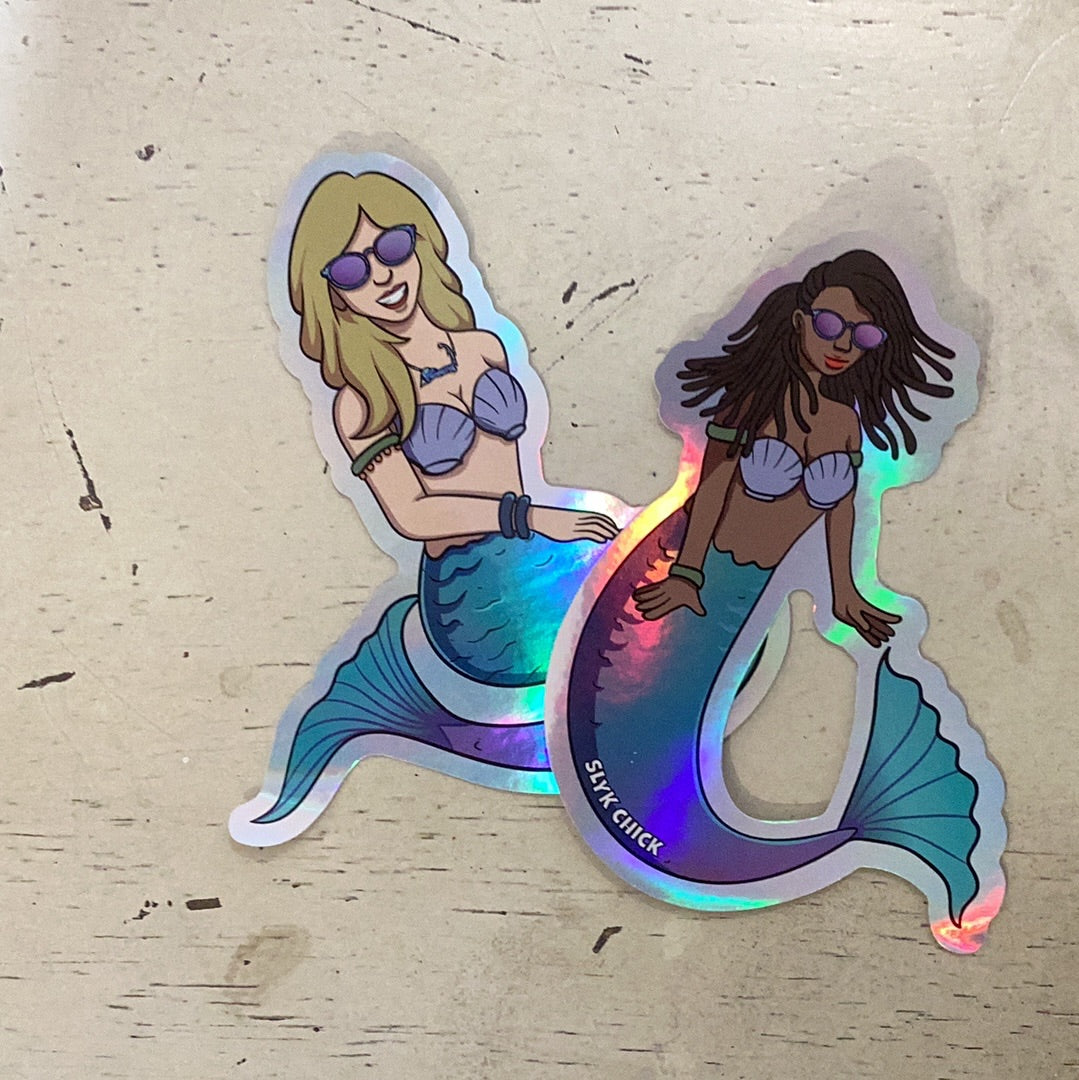 Mermaid Slyk Chick Sticker