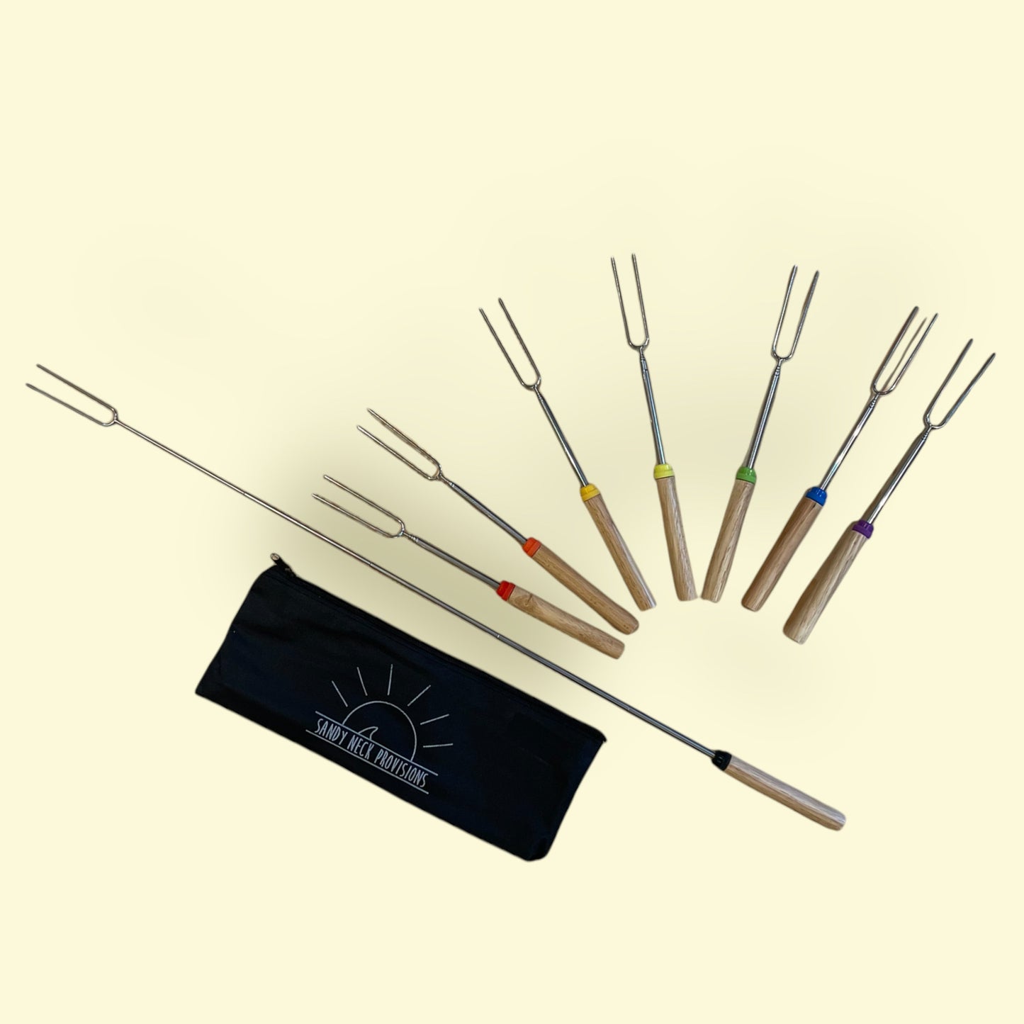 SNP Marshmallow Roasting Sticks - 8 Piece Set
