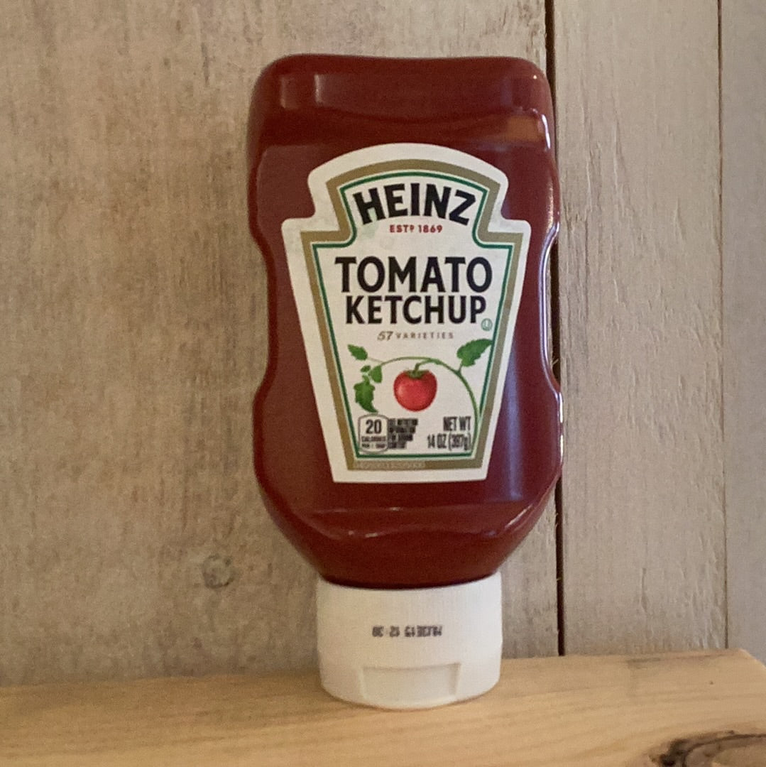 Heinz Tomato Ketchup on white background