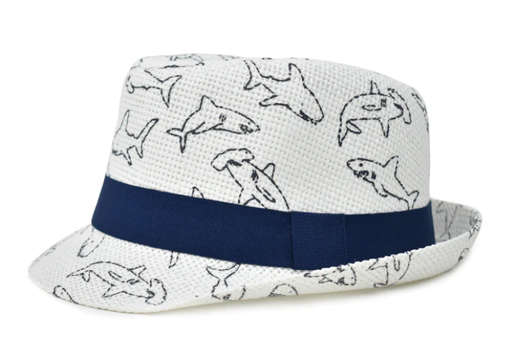 Flap Happy UPF 50 Fedora Club Hat - Ocean Club