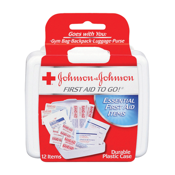 Johnson & Johnson First Aid To Go Mini First Aid Kit