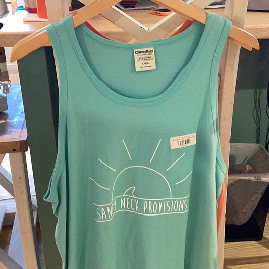 SNP Men's Pigment Dye Tank Top on white background