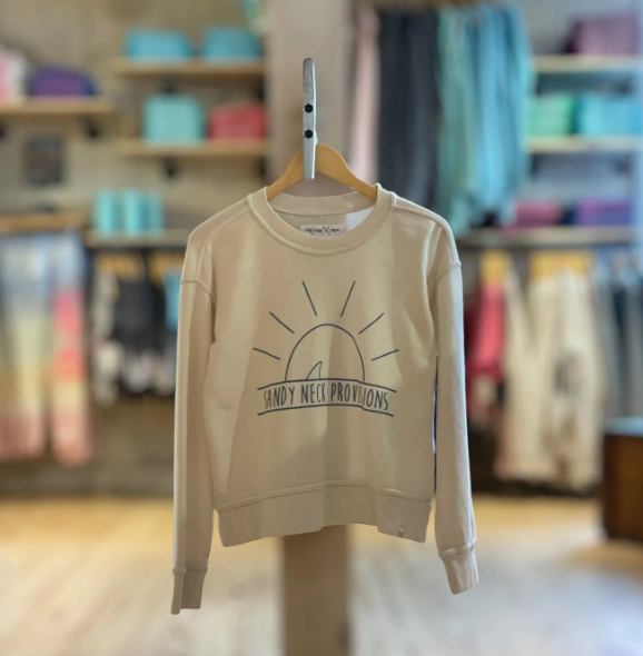 SNP Womens Boxy Crewneck Crop Sweatshirt