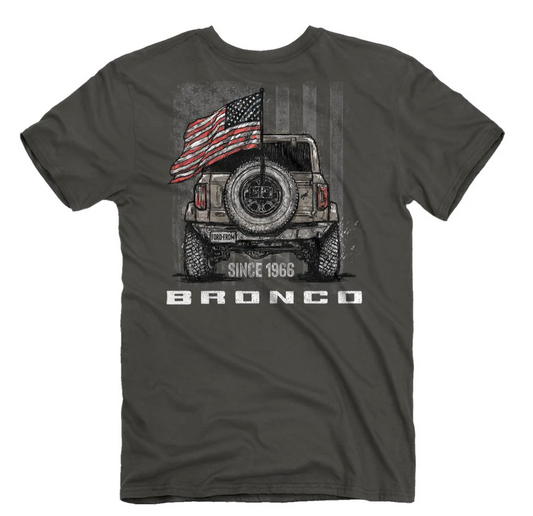 FMC Bronco Freedom T-Shirt on white background