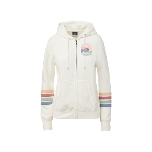 SNP Sunset Striped Zip Up Hoodie (Online Exclusive)