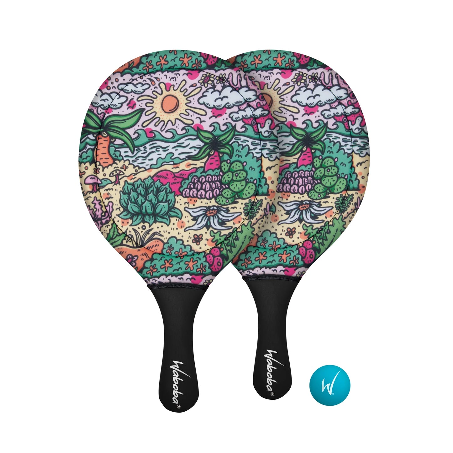 Waboba Classic Beach Paddle Ball Set
