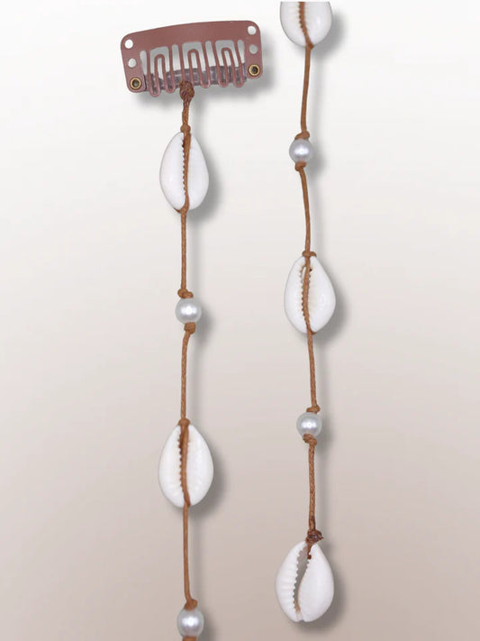 Boho Babe Mermaid Extension - Clip In Hair Jewelry by Brielle's Shells