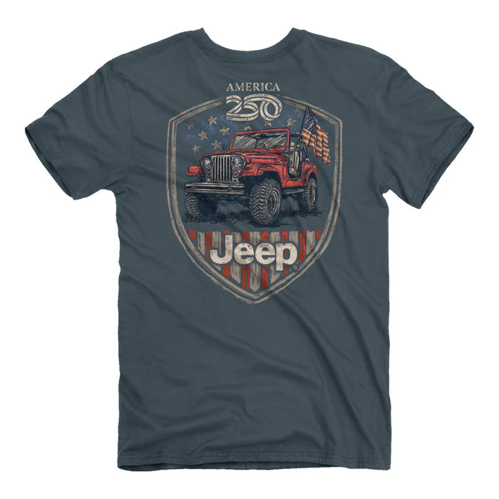 Jeep® America 250 Navy Tee | 250th Anniversary Patriotic Shirt