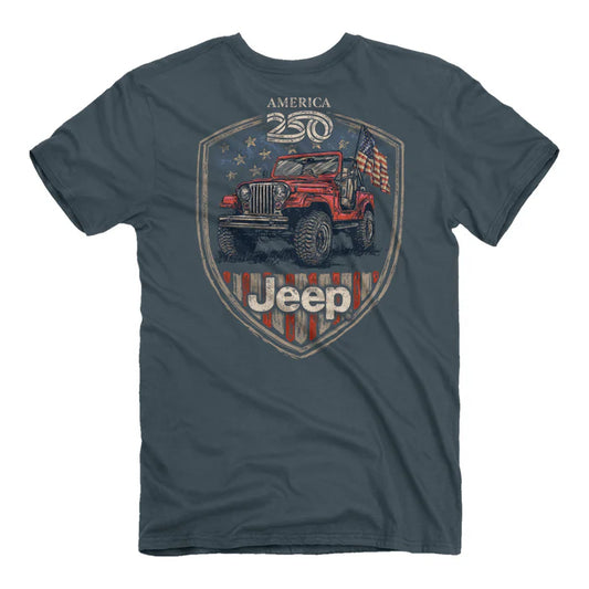 Jeep® America 250 Navy Tee | 250th Anniversary Patriotic Shirt