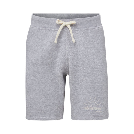 SNP Men's Vintage Sweat Shorts on white background
