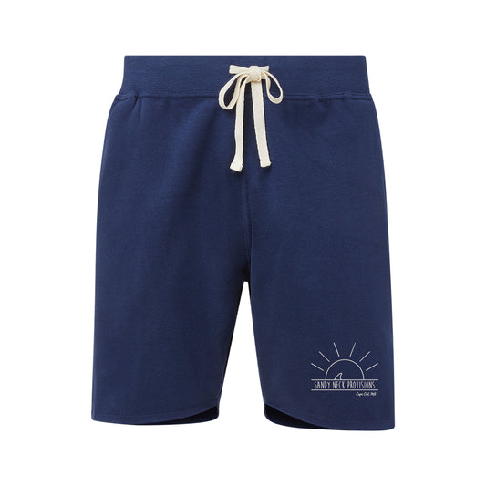 SNP Men's Vintage Sweat Shorts on white background