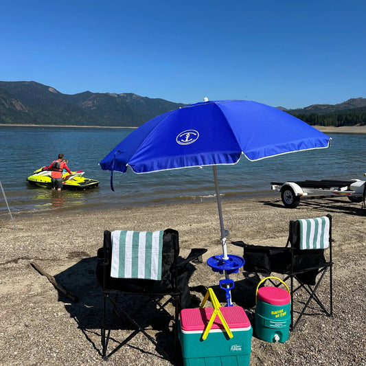 Sandy Neck Rentals: Anchor Works Classic Beach Umbrella and Anchor