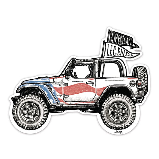 Jeep USA Legend Stickers