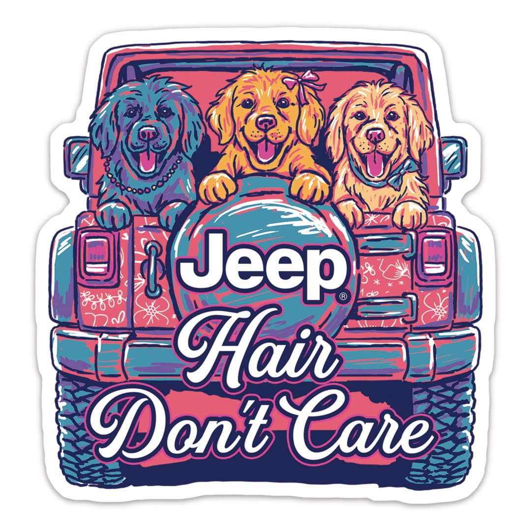 Jeep Preppy Pups Stickers