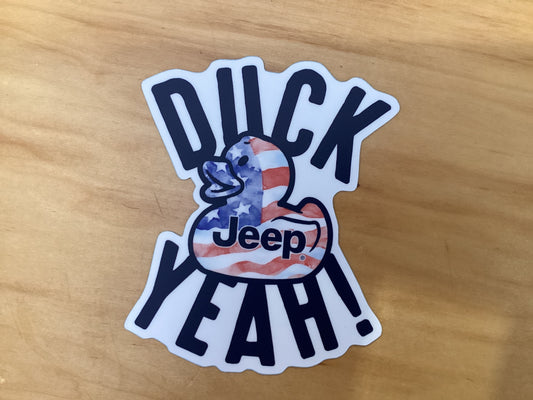 Jeep Duck Yeah Sticker
