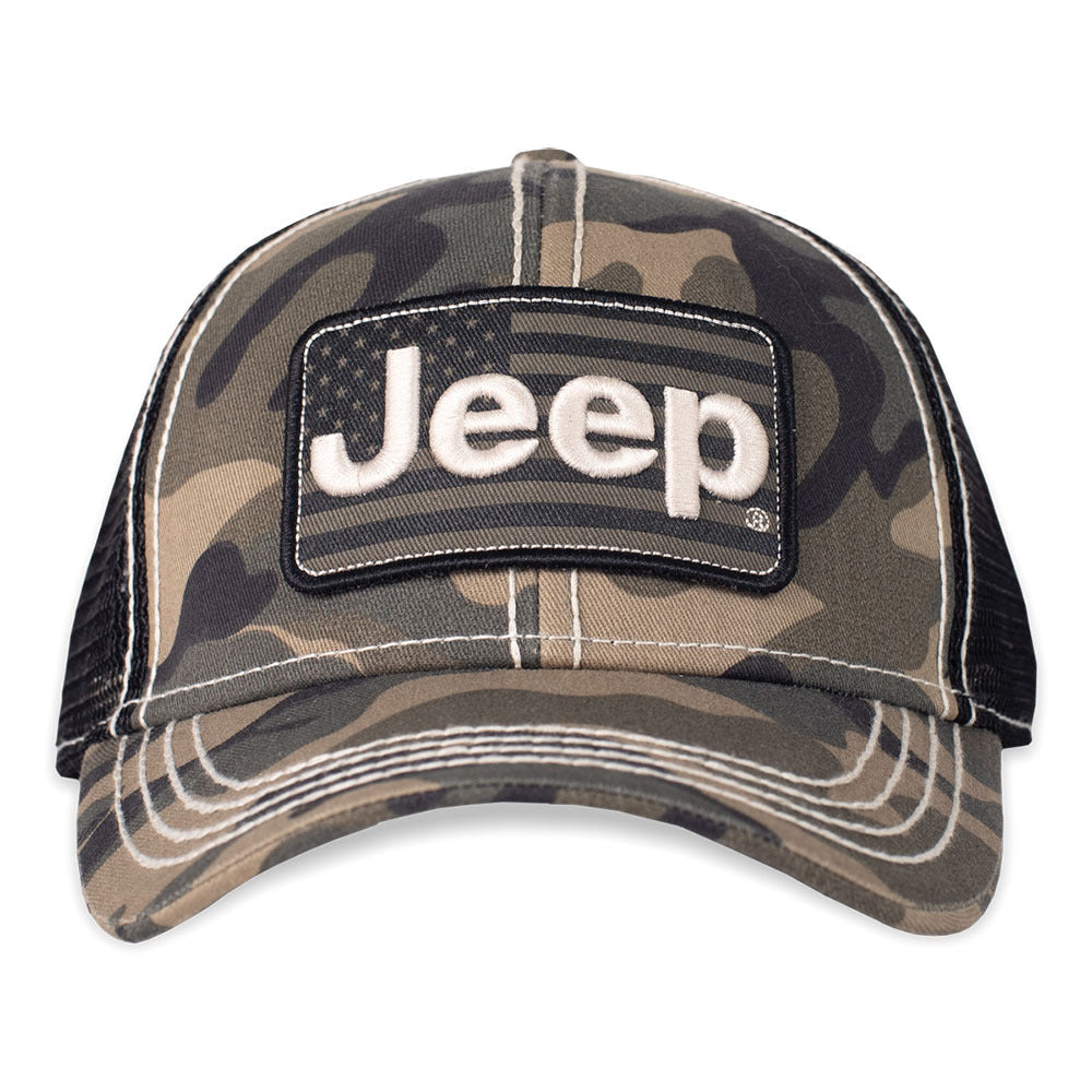 Jeep Camo Flag Hat