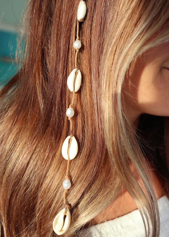Boho Babe Mermaid Extension - Clip In Hair Jewelry by Brielle's Shells
