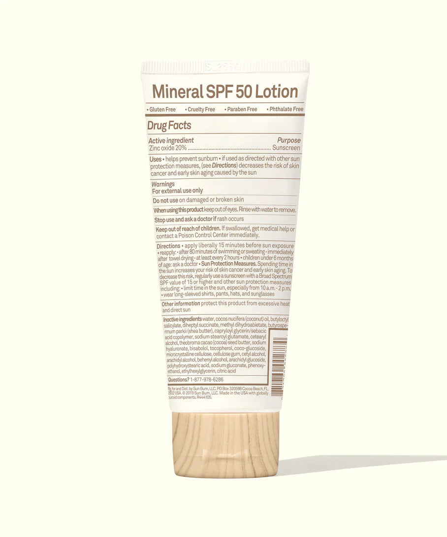Sun Bum Baby Bum Mineral SPF 50 Sunscreen Lotion (3oz)