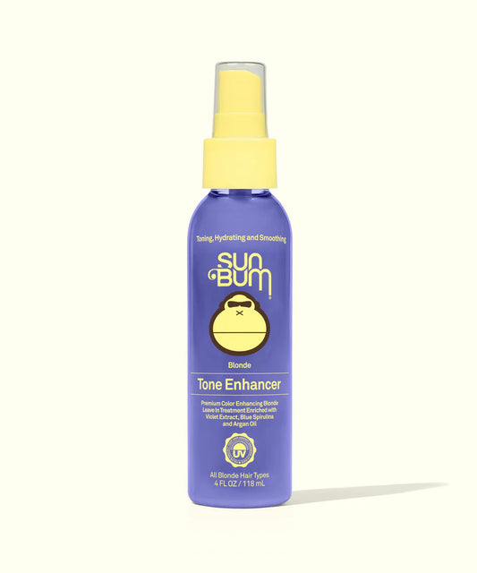 Sun Bum Blonde Tone Enhancer (4oz) on white background