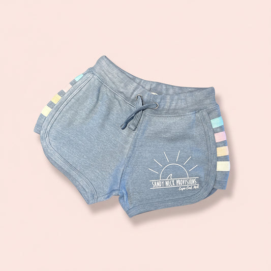 Sandy Neck Kids Coastal Varsity Shorts