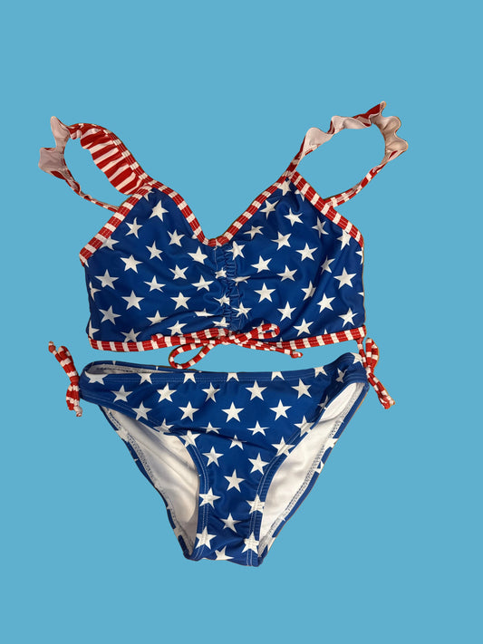 American Flag Girls Two-Piece Swimsuit