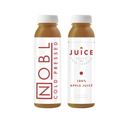 NOBL Cold Pressed Juice( on white background